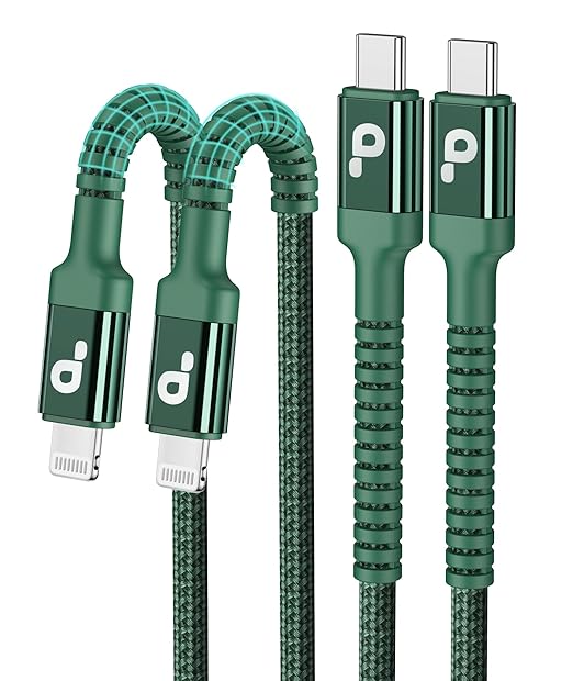 USB C to Lightning Cable 6FT 2Pack USB-C Fast Charger Cable Mfi Certified