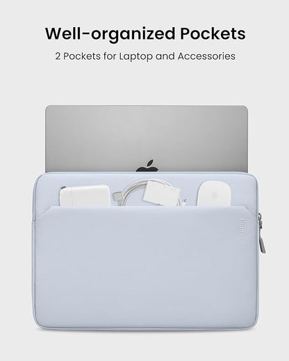 tomtoc Slim Laptop Sleeve for 14-inch MacBook Pro M4/M3/M2/M1 Pro/Max 2024-2021, Water-Resistant Protective Case for 13.8 Inch Surface Laptop AI PC, Accessory Bag
