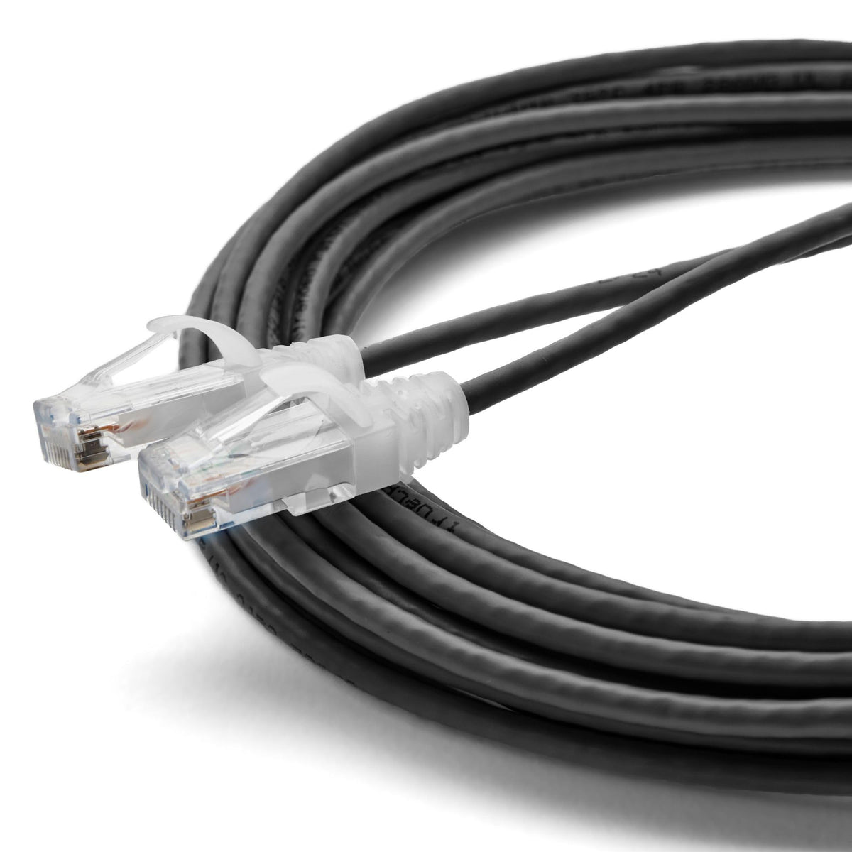 TRUECABLE Cat6 Component Rated Patch Cable, Unshielded (U/UTP), 5ft, Black, 28AWG Stranded Pure Copper, Snagless 10G High-Speed Ethernet Cable, PoE++ 4PPoE 100W, UL Listed, RoHS-3, 1 Pack