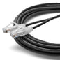 TRUECABLE Cat6 Component Rated Patch Cable, Unshielded (U/UTP), 5ft, Black, 28AWG Stranded Pure Copper, Snagless 10G High-Speed Ethernet Cable, PoE++ 4PPoE 100W, UL Listed, RoHS-3, 1 Pack