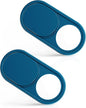imluckies Metal Webcam Cover Slide, 0.023in Camera Cover for Laptop Computer, MacBook Pro/Air iMac iPad Tablet iPhone 8/7/6 Plus, Echo Show/Spot Web Camera Blocker Protect Your Privacy [2 Pack Blue]
