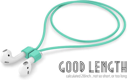 Ultra Strong Magnetic Airpod Pro Strap Anti-Lost Cord Sports Lanyard Compatible with Airpods 3rd 2nd Generation Pro 3 2 1 (Mint)