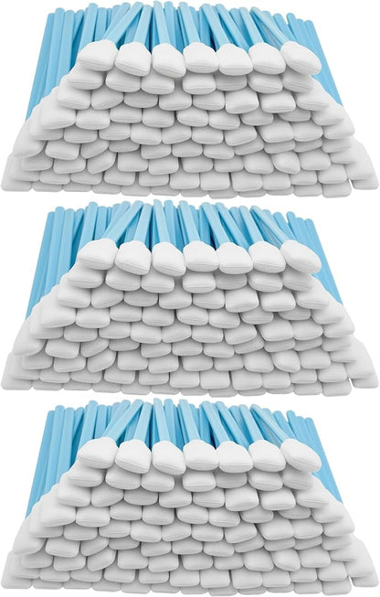 Lint-Free Lab/Printer/Optical Printheads – 300 Pcs Foam Swabs for Inkjet Printheads, Sensors, Electronics, Cameras, Car Detailing, Optical Equipment and Precision Tools