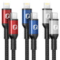 USB to Lightning Cable, Long iPhone Charger Fast Charging Cord 10FT, 3 Pack