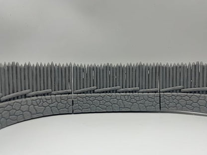 HAUTICO Tabletop RPG Village Wall Scenery and Wargame Terrain for 18mm Miniatures (Simple Edition)