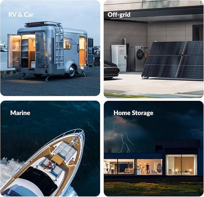 24V 314Ah LiFePO4 Lithium Battery 300A BMS, Bluetooth 5.0, Full Metal Case Aluminum Frame 8038Wh Energy, 15000+ Deep Cycles Batteries, Perfect for Home Energy, RV, Marine, Solar