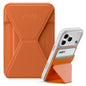 MOFT Magnetic Wallet Stand Compatible with iPhone 18/17/16/15/14/13 Series, Angle Adjustment Magsafe Compatible MOVAS Phone Stand,Clay