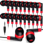 Kanayu 100 Pack Wired Earbuds Bulk for Classroom, No Mic 3.5mm, Yellow