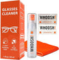 WHOOSH! Screen Shine Go 1 fl oz Glasses Cleaning Kit with Microsuede Cloth & Wet Wipes – Best for Eyeglasses, Sunglasses & Goggles - Safe Streak-Free Cleaning - Compact, Travel Sized Eyeglass Cleaner