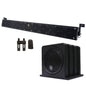 Wet Sounds Package - Black Stealth 10 Ultra HD Sound Bar w/Remote and AS-10 10" 500 Watt Powered Stealth Subwoofer