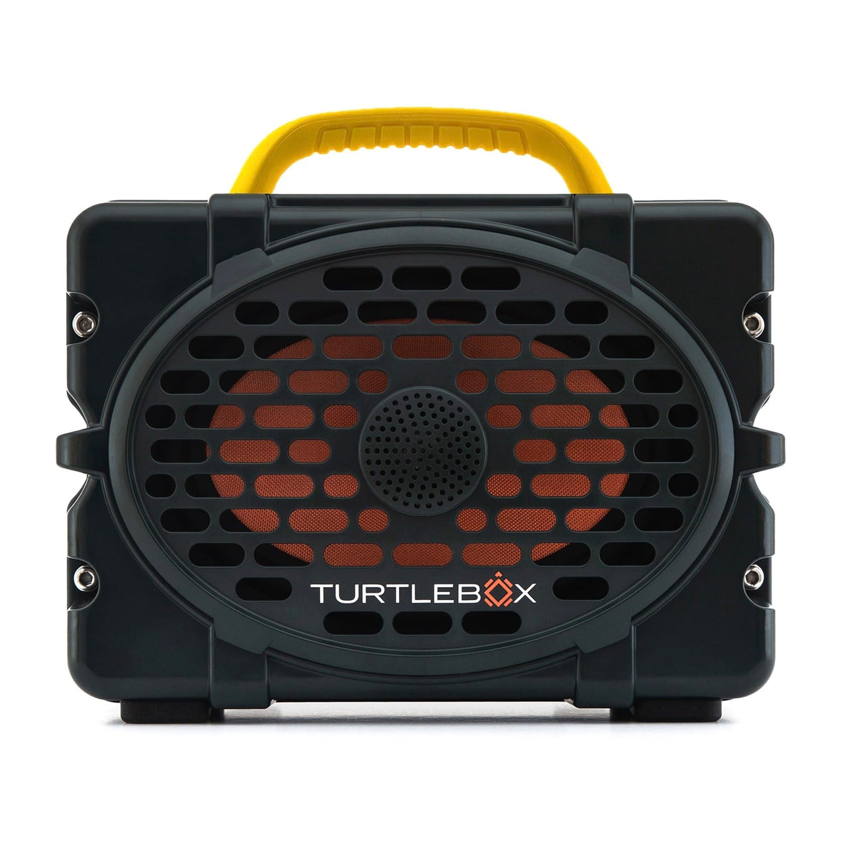 Turtlebox Original Gen 3 Outdoor Bluetooth Speaker, White/Royal Blue