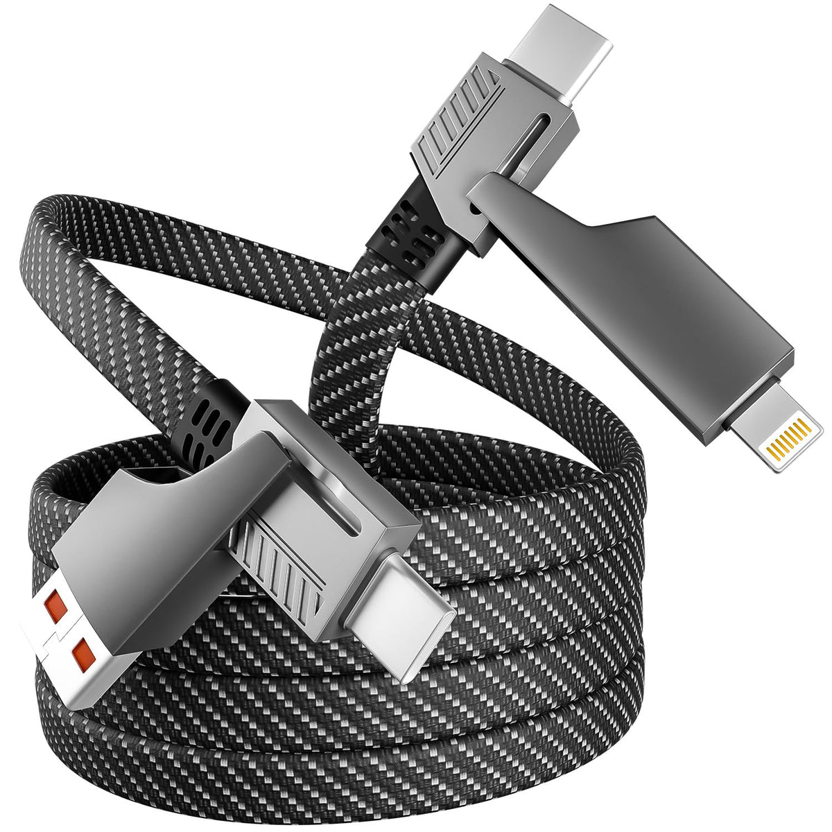 USB C Multi Charging Cable, 3 in 1 Charging Cords for Multiple Devices