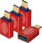 USB C to USB 3.0 Adapter [4-Pack Gold-Plated]，USB C Male to USB 3.0 Female OTG Adapter for MacBook Pro 2020,MacBook Air 2020,iPad mini/Pro 2021,iMac 2020 and Other Type C Devices (Red)