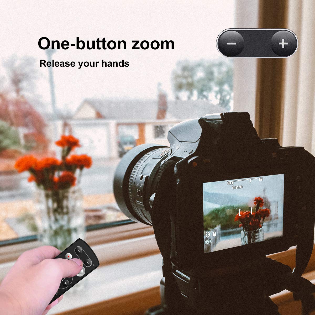 AODELAN Camera Wireless Shutter Release Remote Control for Nikon COOLPIX P1000 P950 B600 A1000 Z50 Z30 Z fc, Replaces Nikon ML-L7