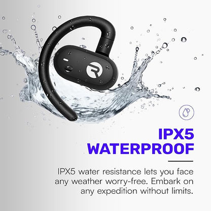 Raycon Everyday Open Earbuds – True Wireless Open Ear Bluetooth Headphones, Hook Design, IPX5 Water Resistant, 40 Hours of Battery Life (Blue)