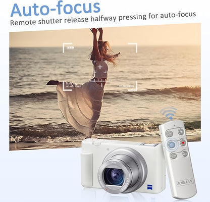 AODELAN Wireless Camera Remote Control,Shutter Release Compatible with Sony ZV-E10, FX3,A1,a6100, a6400, a6600, a7C, a7 III, a7R III, a7R IV, a9, DSC-RX0 II, DSC-RX100 VII, ZV-1; Replace Sony RMT-P1BT