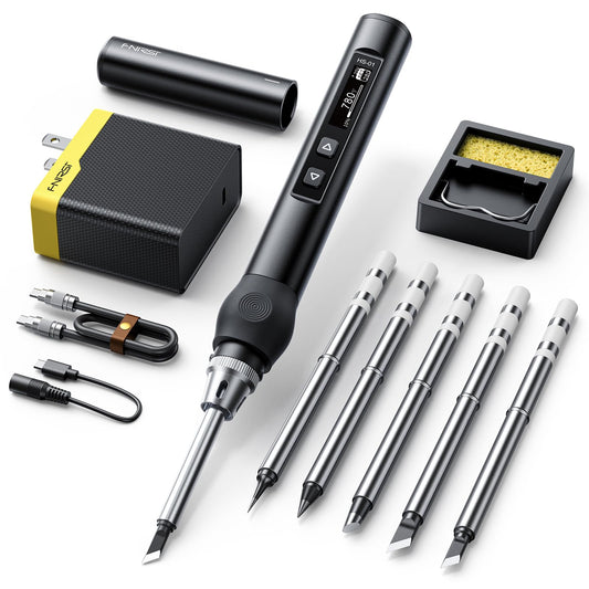 FNIRSI HS01 Soldering Iron Kit DC/PD(96W/65W) 6S Fast Heating