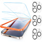 Fotbor [3+3 Pack for iPhone 16 Pro Screen Protector, Anti-Blue Light, [Eye Protection] 9H+ Tempered Glass with Camera Lens Protector