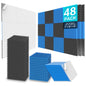JBER 24 Pack Acoustic Panels Studio Foam Wedges Soundproof Padding