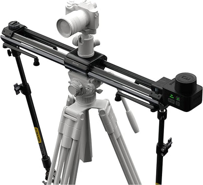 Zeapon Micro 3 E1000 Double Distance Motorized Camera Slider,42''/107cm Travel Distance,DSLR Slider with Carrying case, Motor Quick Switching, 10-26Lbs Payload and Adjustable Sliding Damping Design