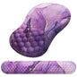 Laokiiy Ergonomic Mouse Pad with Wrist Support and Keyboard Wrist Rest Set