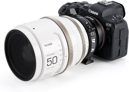 SNIPIZ PL-RF Lens Mount Adapter with Rotary Lock Compatible with PL Lens to Canon RF Mount Cameras EOS R EOS Ra EOS RP EOS R5 EOS R6 EOS R3