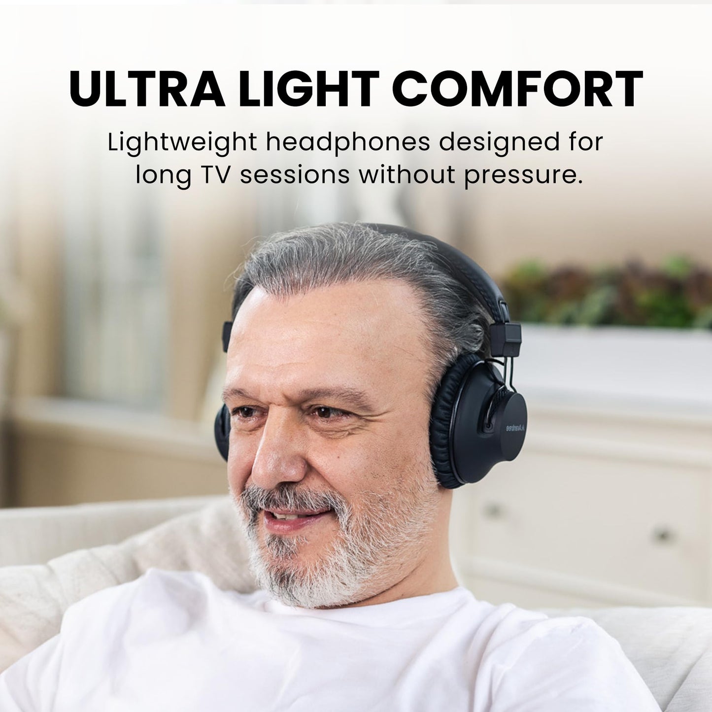 Avantree HT5009 Plus -Wireless TV Headphones with aptX-Adaptive Transmitter