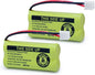 2.4V Rechargeable Cordless Phone Batteries Compatible with for AT&T/Lucent BT-18433 BT-184342 BT-28433 BT-284342 BT-6010 BT-8000 BT-8001 BT-8300 Empire CPH-515D CPH515D(Pack of 2)