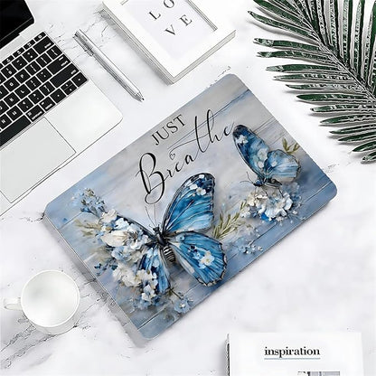 Compatible with MacBook Air 13.3 13.6 Inch Case 2022 2021 2020 2019 Plastic Hard Shell Case Cover,13.6 Air (A2681) M2 2022, Butterfly
