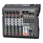 TKLBLS 4 Channel Audio Mixer for Home Audio, Sound Mixer Board with USB Interface, 99 DSP Effects, 48V Phantom Power, XLR Inputs for Karaoke, Recording