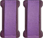 Phone Grip Strap Holder for Hand, Universal Finger Strap Phone Holder, Finger Selfie Grip Compatible with Most Smartphones (Deep Purple) -2PC