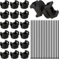 Alffun Magnetic Cable Clips Zip Tie Mount Base