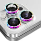 GolbinBox Camera Lens Protector for iPhone 17 Pro Max/17 Pro/16 Pro Max/16 Pro, 1:1 Invisible Fit, 9H Tempered Glass Ultra HD Metal Individual Camera Cover for Women, Case Friendly, Bling/Colorful