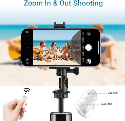 Wireless Ring Phone Zoom Remote for iPhone Android Camera Accessories, Phone Front/Rear Camera Flip Shutter, Content Creator Must Have Selfie Essentials for Tiktok YouTube Photo Video Recording