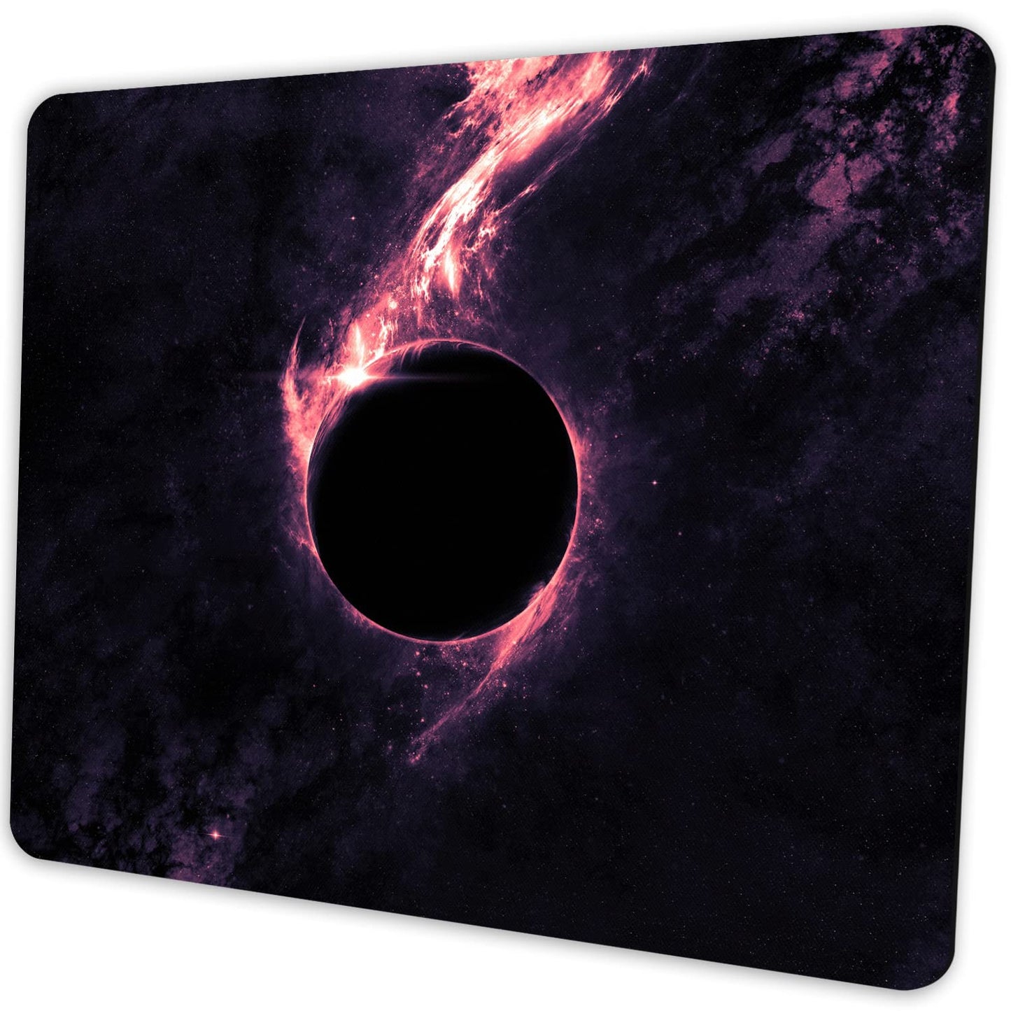 SHALYSONG Sci-Fi Black Hole Mouse Pad, 9.5"x7.9" Non-Slip Laptop Mousepad