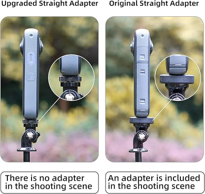 1/4 Inch Aluminum Metal Camera Mount Adapter, Conversion Camera Tripod Mount Compatible with GoPro Hero 13/12/11/10/9/8 Black,Other Action Cameras and Other Standard 1/4 Accessories（2 Packs）