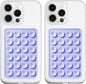 LvShuLiangPin Anteel 2 Pack Silicone Suction Phone Case Mount, Silicon Adhesive Phone Grip for Smartphones, Hands-Free Mirror Shower Phone Holder for Selfies