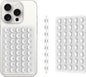 Silicone Double Sided Suction Phone Case Mount, Detachable Hands Free & Strong Grip Holder for Selfies & Videos, Compatible iPhone Android (White, 1Pack)