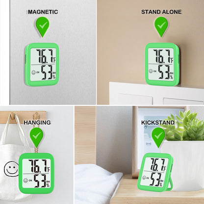 Antonki 2 Pack Room Thermometer Indoor Hygrometer