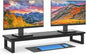 Dual Monitor Stand Riser, 39Inch Large Monitor Stands for 2 Monitors, Computer Monitor Stand, Wooden Desktop Oraganizer Shelf for Office Desk Computer,Laptop,TV