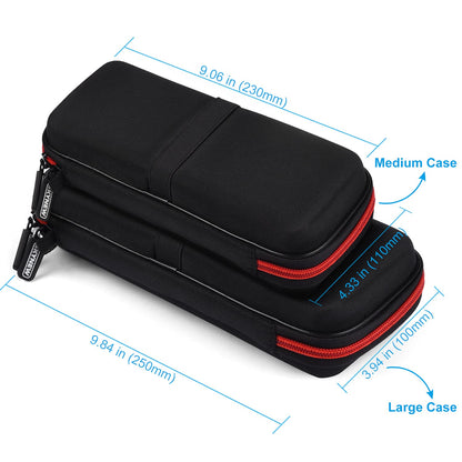 Hard Travel Case Fit for RAVPower 26800/20100/20000mAh, Anker Power Core 26800mAh/PowerCore +26800mAh, Dulla M50000 Power Bank 12000mAh, ROMOSS 30000mAh, Lab599 Tx500 Radio by SKYNEW (Large Black)