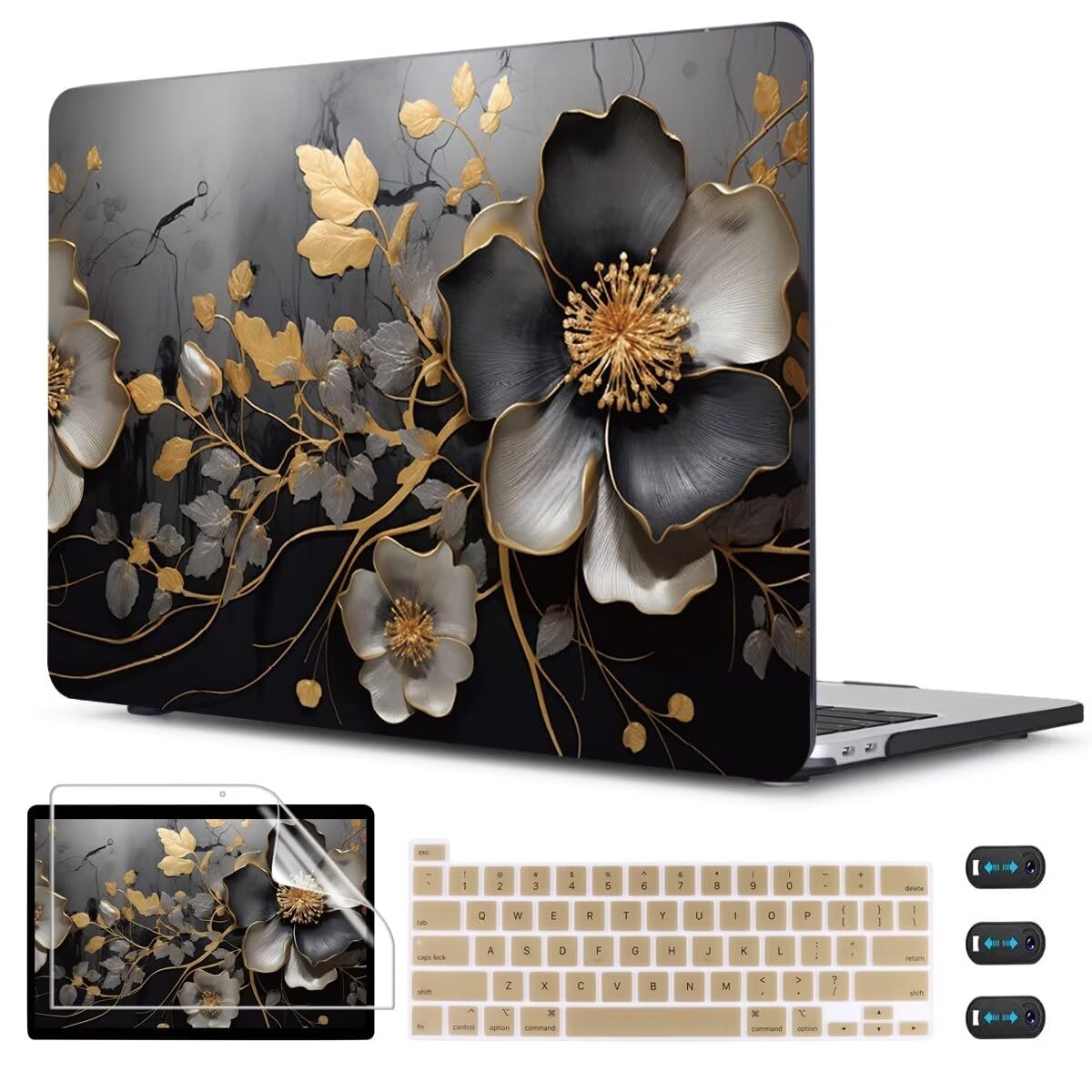 CISSOOK Compatible with MacBook Pro 13 inch Case 2025-2016 Release M2 M1