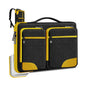 Hseok Laptop Case 15 15.6 16 inch Sleeve with Handle and Hidden Straps,Compatible with MacBook Neo 16",MacBook Pro Air 16" 15", 360°Protective PC Briefcase with 4 Pockets for Accessories,Yellow