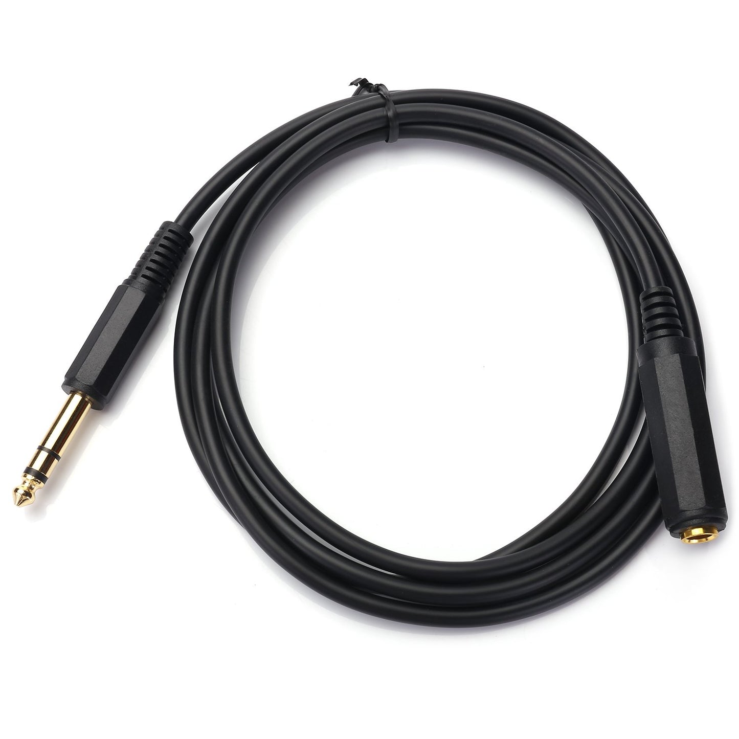 Disino 1/4 Inch Male to Female Stereo Extension Cable Gold Plated Quarter inch Headphone Extension Cable Cord- 20FT /6.6 Meters
