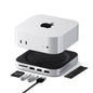 Satechi Mac mini M6, M5 Pro, M4 Hub & Stand with NVMe SSD Enclosure, Silver