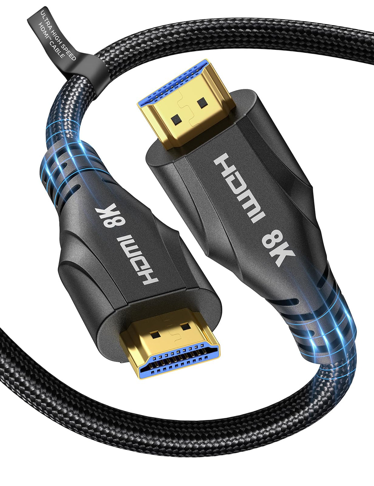 Cratree Fiber Optic HDMI Cable 65FT/20M Long - 8K 48Gbps High Speed HDMI Cord/8K 60Hz/4K 120Hz,HDCP 2.2&2.3,HDR10 - Compatible with HDTV/Monitor/Projector