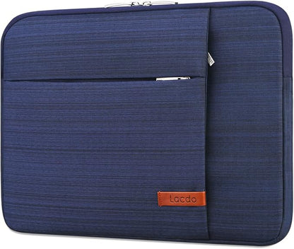 Lacdo Laptop Sleeve Case for 14 inch New MacBook Pro M4/M3/M2/M1 Chips Pro Max A3112 A3401 A3185 A2918 A2992 A2779 2024-2021, 13.8" 13.5" Microsoft Surface Laptop 7th 6 5 4 3 Computer Bag, Blue