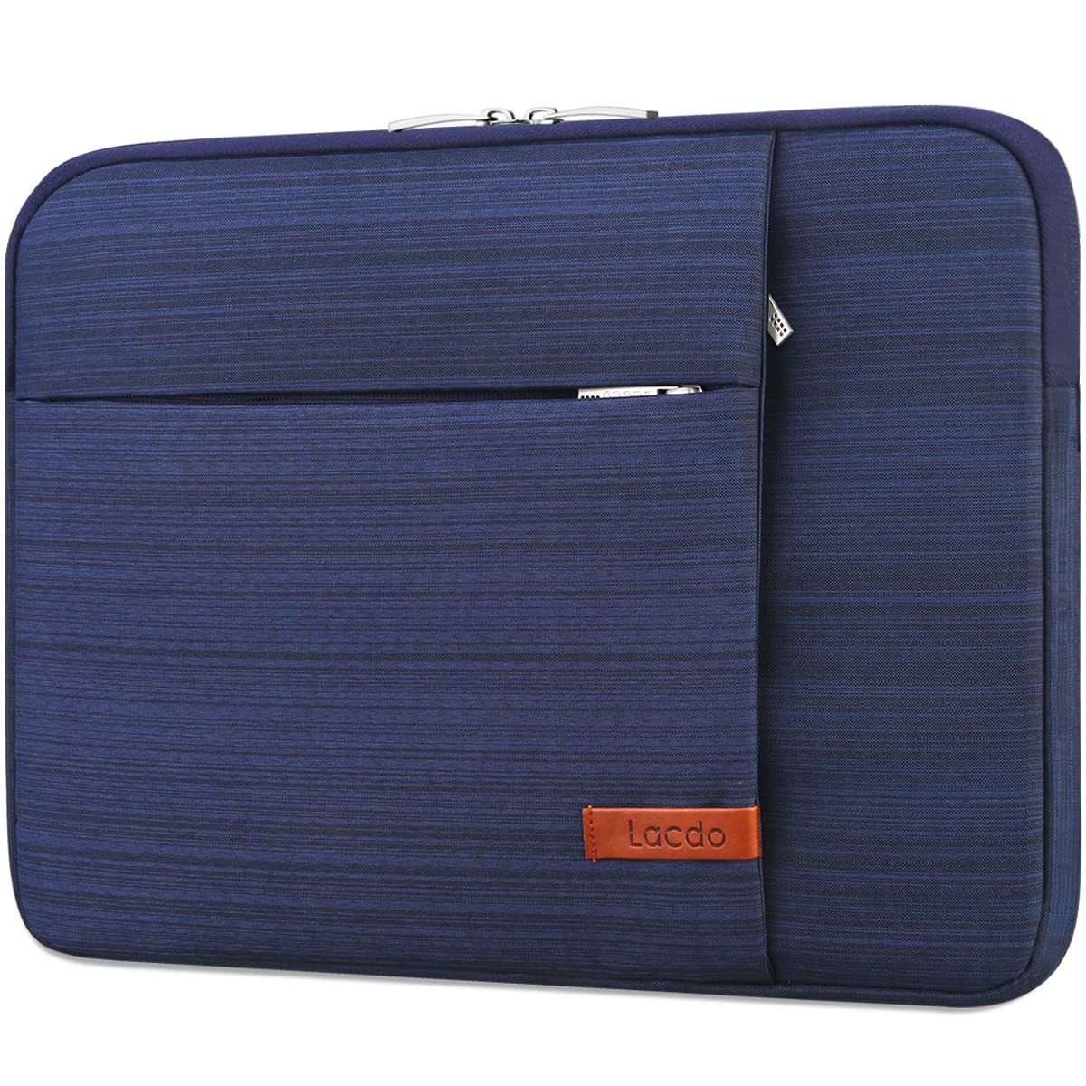 Lacdo Laptop Sleeve Case for 16 inch MacBook Pro M5 Pro/Max A3428 A3429 (2026), M4/M3/M2/M1 A3403 A3186 A2991 A2780 A2485 A2141 | 15 inch Microsoft Surface Laptop 7th Copilot+PC Computer Bag, Gray