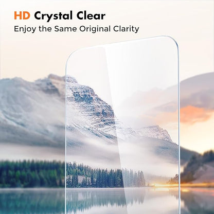 UNBREAKcable Screen Protector for iPhone 15 Pro,Shatterproof Tempered Glass [Easy Installation Frame] [Lasting Protection] [Smooth Touch] [9H Hardness] [Case Friendly] for Apple 6.1”-2 Pack