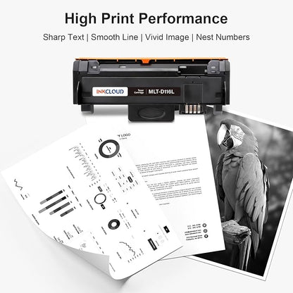 MLT-D116L High Yield Toner Cartridge 2Pack, Black Replacement for Samsung 116L D116L MLTD116L Toner to Compatible with Xpress M2625D M2675FN M2676FH M2875FW M2875FD M2885FW M287x Printer